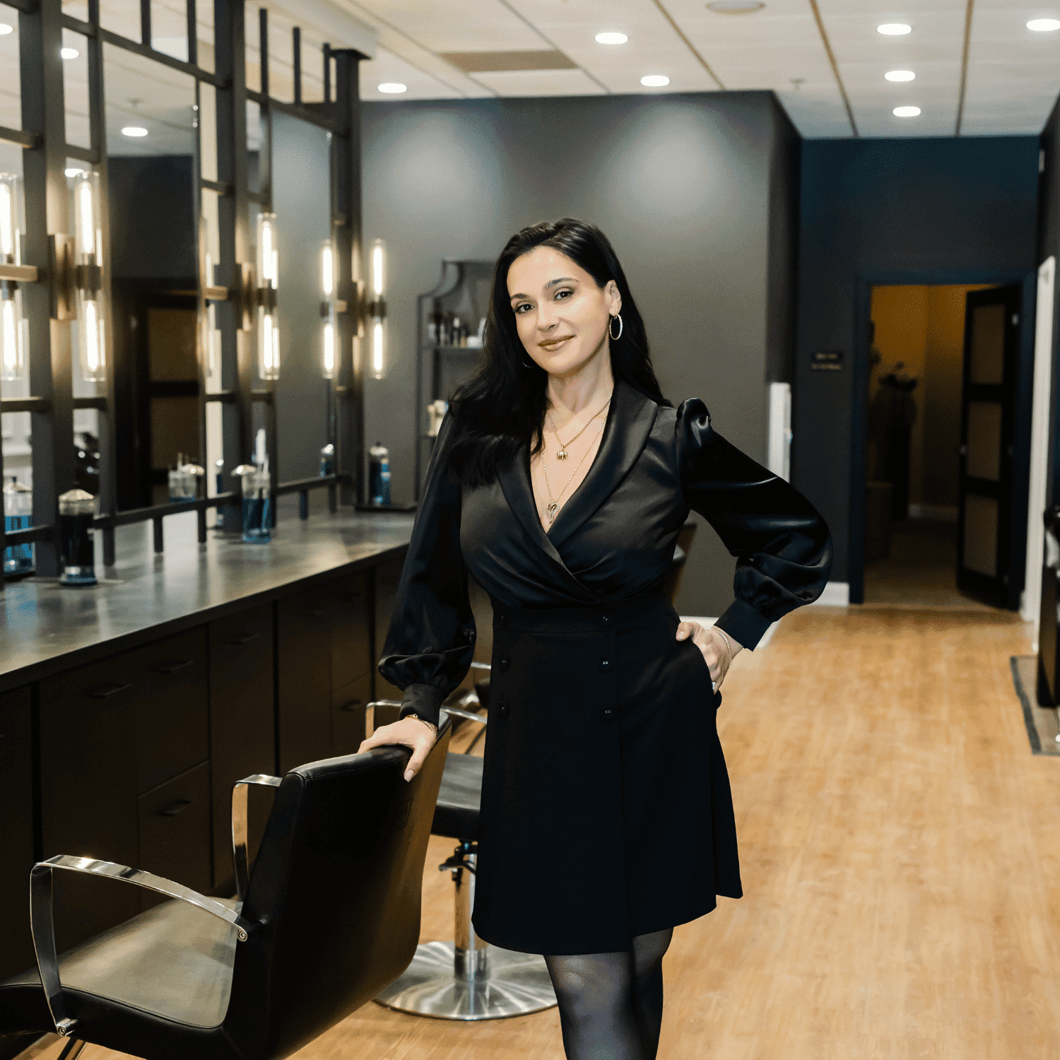 Portrait of Katey, a professional stylist at Avanté Salon & Spa, showcasing their expertise and style.